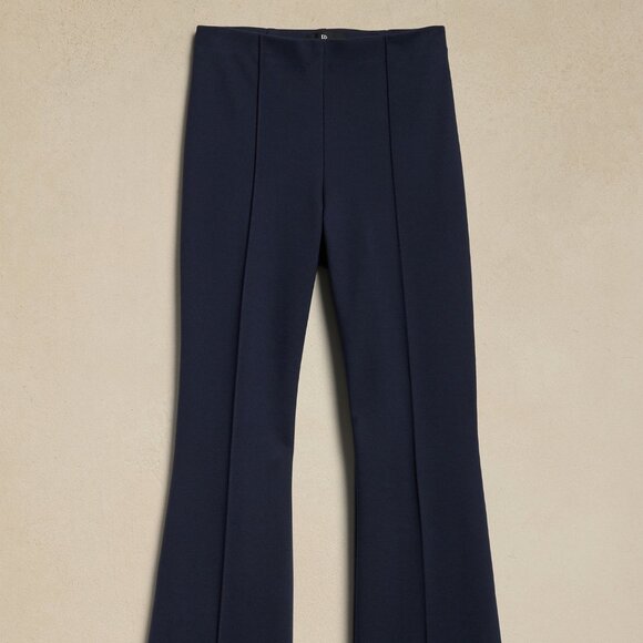 Banana Republic Flare Everywhere Ponte Pant size XXL Navy - Picture 4 of 5